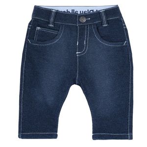 Pantaloni copii Chicco din denim stretch, Albastru Inchis, 24203-66MFCO imagine