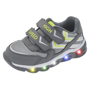 Pantofi sport copii cu luminite Chicco Clip, Gri Inchis, 71162-66P imagine