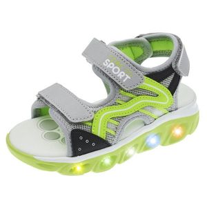 Sandale copii cu luminite Chicco Coel, Gri Inchis, 71161-66P imagine