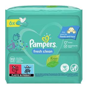 Servetele Umede pentru Bebelusi - Pampers Fresh Clean, 6x 52 buc imagine