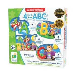 Primele mele 4 puzzle-uri - ABC, engleza, 20 piese imagine