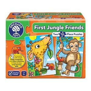 Puzzle Primii prieteni din jungla - First jungle friends imagine