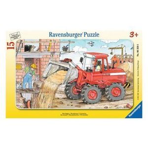 Puzzle excavator, 15 piese - Ravensburger imagine