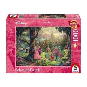 Puzzle Schmidt - Thomas Kinkade: Frumoasa din padurea adormita, 1000 piese imagine