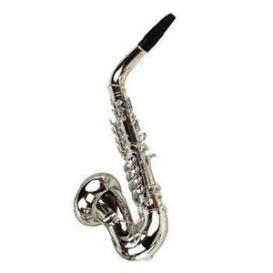 Saxofon plastic metalizat, 8 note imagine