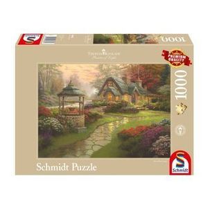 Puzzle Schmidt - Thomas Kinkade: Conacul dorintelor, 1000 piese imagine