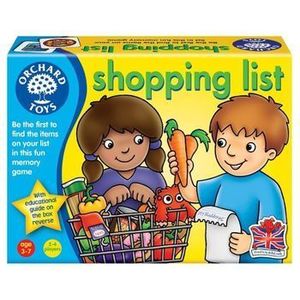 Joc educativ in limba engleza - Lista de cumparaturi, Shopping list imagine