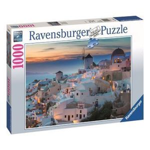 Puzzle Noaptea in Santorini, 1000 piese imagine