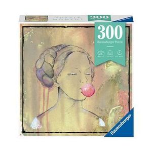 Puzzle Doamna cu balon din guma, 300 piese imagine
