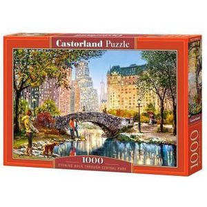 Puzzle Plimbare seara in Central Park, 1000 piese imagine