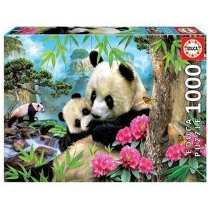 Puzzle Educa - Panda, 1000 piese imagine