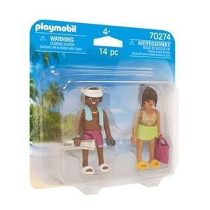 Playmobil Family Fun, Set 2 figurine - Cuplu la plaja imagine