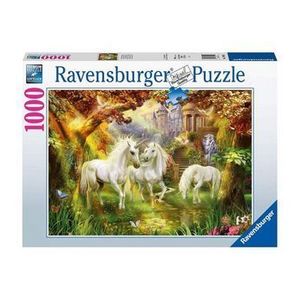 Puzzle Unicorni in padure, 1000 piese imagine