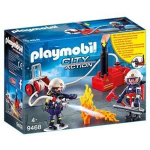 Playmobil City Action, Pompieri cu pompa de apa imagine