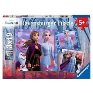 Puzzle Ravensburger Frozen II, 3 x 49 piese imagine