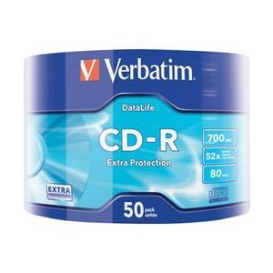 CD-R Verbatim, 52x, 700 MB, 50 bucati/shrink imagine