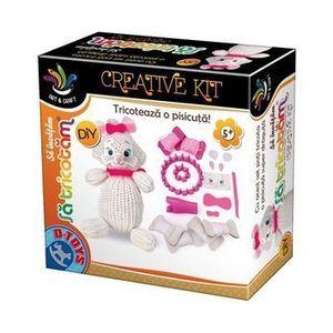 Joc creativ D-Toys - Set de tricotat forme de animale imagine