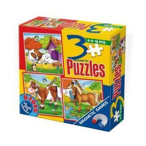 Puzzle animale domestice, 6 piese imagine