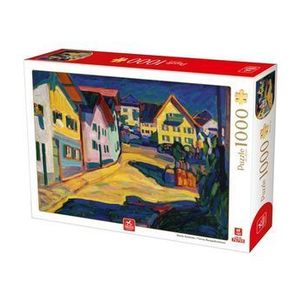 Puzzle adulti Deico Wassily Kandinsky - Murnau Burggrabenstrasse, 1000 piese imagine