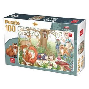 Puzzle Animale de Padure, 100 piese imagine