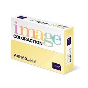 Carton color Coloraction, A4, 160 g/mp, galben pal-desert, 250 coli/top imagine