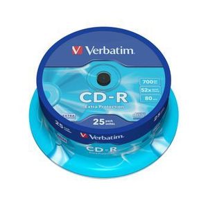 CD-R Verbatim, 52x, 700 MB, 25 bucati/cake imagine