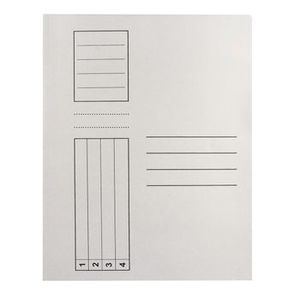 Dosar simplu, carton, A4, alb, 25 bucati/set imagine