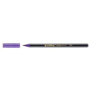 Marker Edding 1340, varf tip pensula, violet imagine