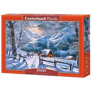 Puzzle Snowy Morning, 1500 piese imagine