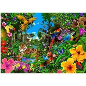 Puzzle Bluebird - Jungle Sunrise, 1500 piese imagine