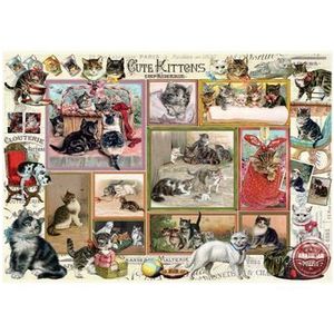 Puzzle Anatolian - Barbara Behr: Cute Kittens & Comical Dogs, 1000 piese imagine