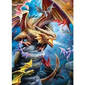 Puzzle Eurographics - Anne Stockes: Dragon Clan, 1000 piese imagine