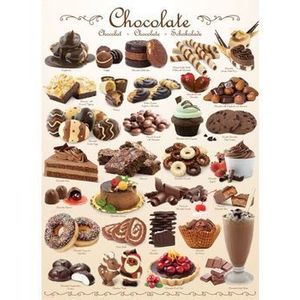 Puzzle Eurographics - Sweet Line: Chocolate, 1000 piese imagine
