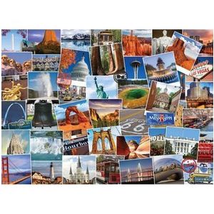 Puzzle Eurographics - Globetrotter USA, 1000 piese imagine
