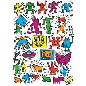 Puzzle Eurographics - Keith Haring: Collage by Keith Haring, 1000 piese imagine