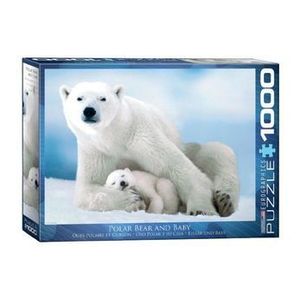 Puzzle Eurographics - Polar Bear & Baby, 1000 piese imagine