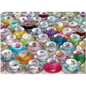 Puzzle Eurographics - Tea Cups, 1000 piese imagine