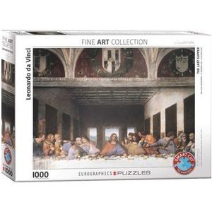 Puzzle Eurographics - Leonardo Da Vinci: The Last Supper, 1000 piese imagine
