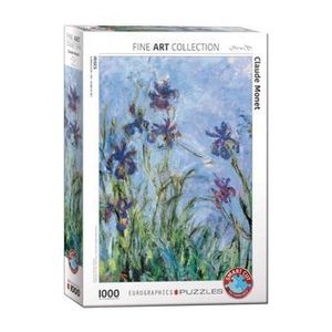 Puzzle Eurographics - Claude Monet: Iris, 1000 piese imagine