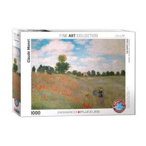 Puzzle Eurographics - Claude Monet: Poppies, 1000 piese imagine