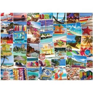 Puzzle Eurographics - Globetrotter Beaches, 1000 piese imagine