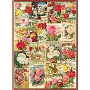 Puzzle Eurographics - Roses Seed Catalogue, 1000 piese imagine