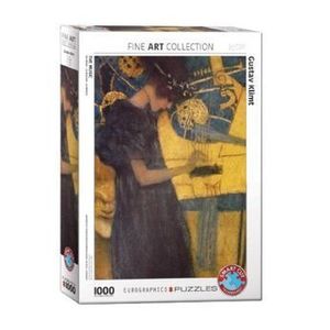 Puzzle Eurographics - Gustav Klimt: Die Musik, 1000 piese imagine