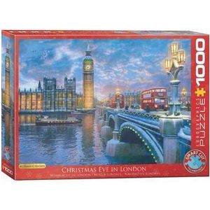 Puzzle Eurographics - Dominic Davison: Christmas Eve in London, 1000 piese imagine