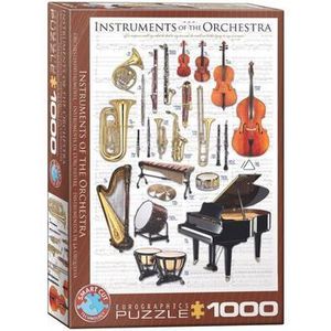 Puzzle Eurographics - Instruments of the Orchestra, 1000 piese imagine