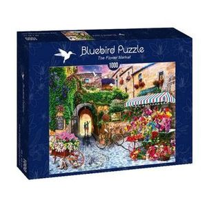 Puzzle Bluebird - The Flower Market, 1000 piese imagine