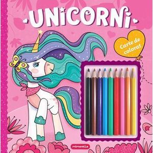 Unicorni. Carte de colorat - *** imagine