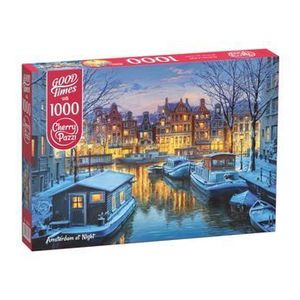 Puzzle Amsterdam at Night, 1000 piese imagine