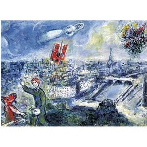 Puzzle Eurographics - Marc Chagall: Le Bouquet de Paris, 1000 piese imagine