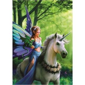 Puzzle Bluebird - Anne Stokes: Realm of Enchantment, 1500 piese imagine